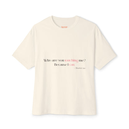 Juliette - Aaron Unisex Oversized Boxy Tee for Shatter Me Fans