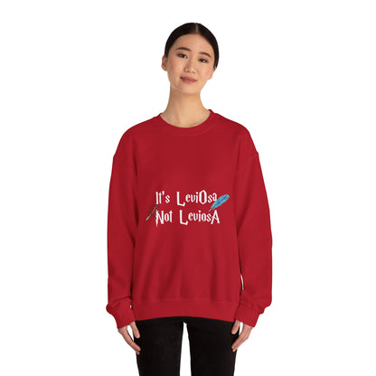 It's LeviOsa Not LeviOsA Crewneck Sweatshirt | Wizard Sweatshirt for Potter Fans