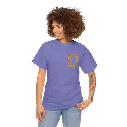F.R.I.E.N.D.S Peephole Frame Unisex Heavy Cotton Tee