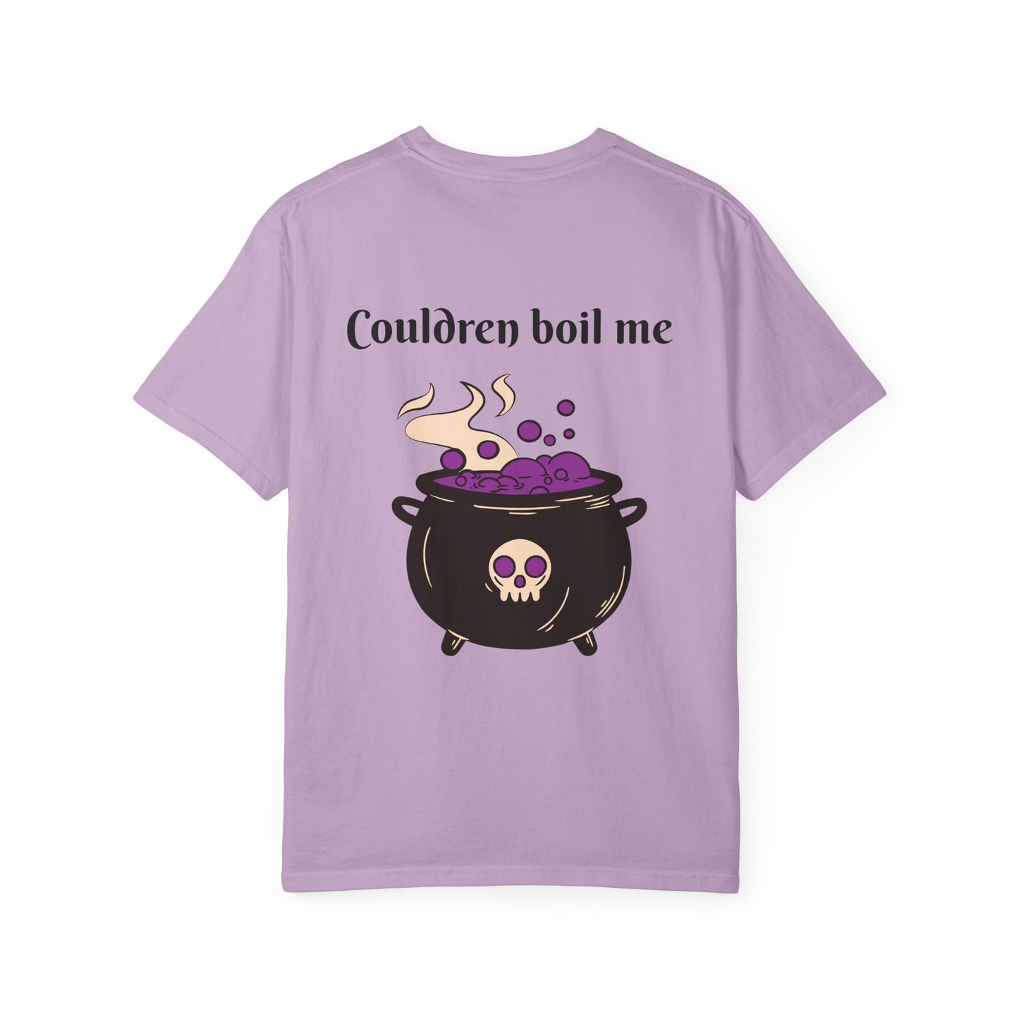 Cauldron Boil Me Halloween Unisex Garment-Dyed T-shirt