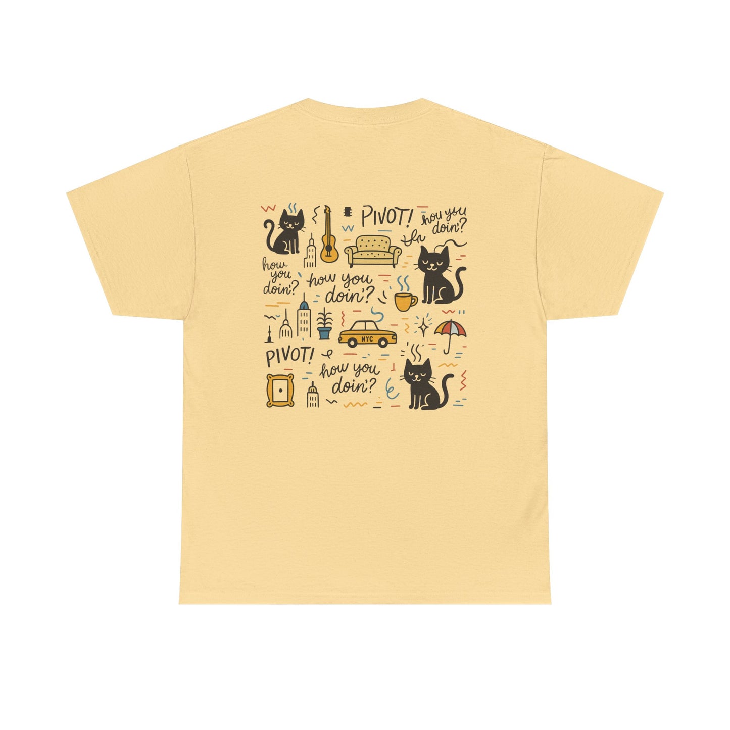 Friends Vibe Unisex Heavy Cotton Tee for Friends Lovers