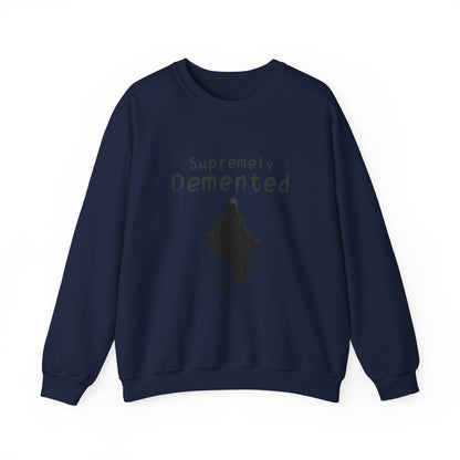 Supremely Demented Sweatshirt, Cozy Unisex Crewneck, Quirky Casual Wear | Harry Potter fans