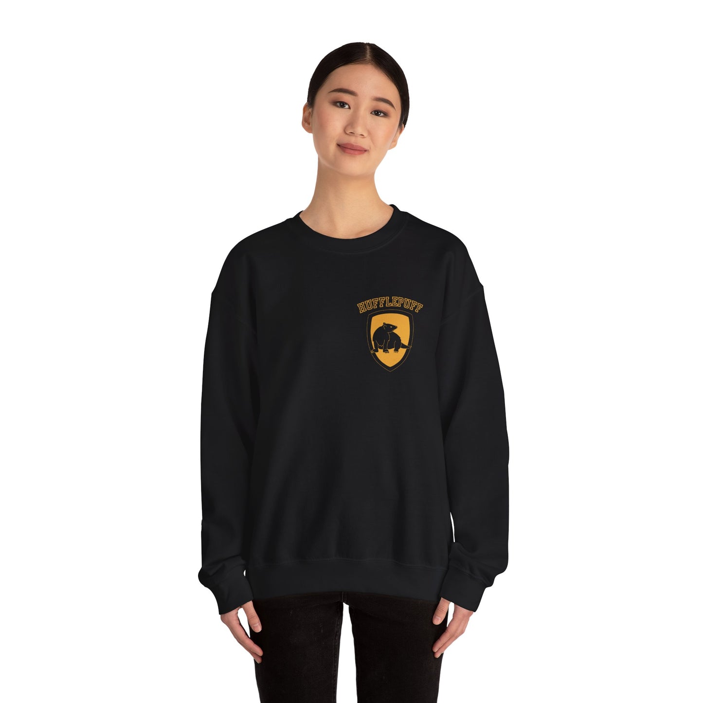 Hufflepuff Crewneck Sweatshirt - Unisex Heavy Blend™ | Cozy & Stylish for Fans