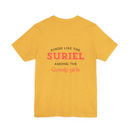 Suriel among gossip Unisex Jersey Short Sleeve Tee