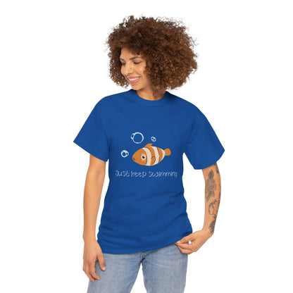 Just Keep Swimming Unisex Cotton Tee – It Ends With Us Inspired Shirt
