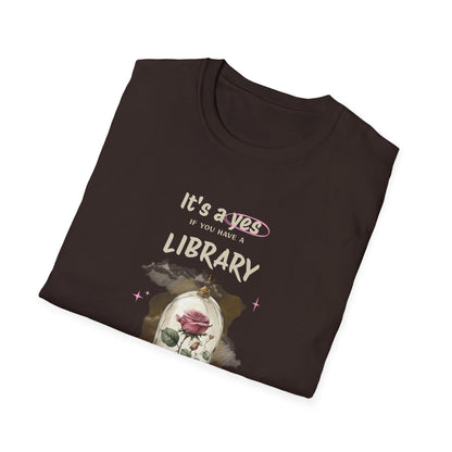 Library Beast Unisex Softstyle T-Shirt - Perfect for Book Lovers