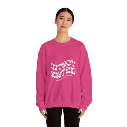 Introverted Book Lovers Sweatshirt - Unisex Heavy Blend™ Crewneck