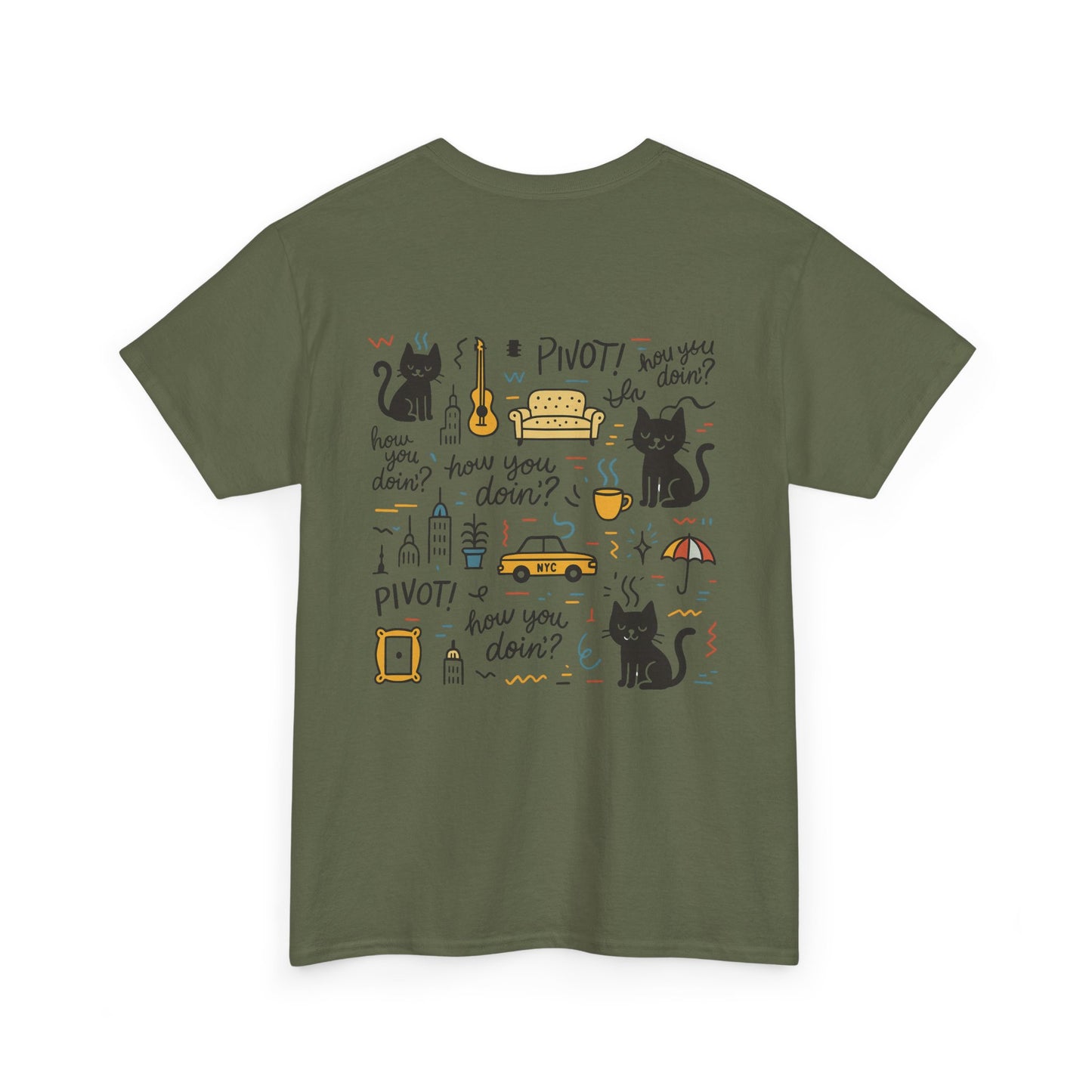 Friends Vibe Unisex Heavy Cotton Tee for Friends Lovers