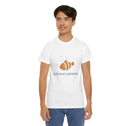 Just Keep Swimming Unisex Cotton Tee – It Ends With Us Inspired Shirt