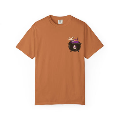 Cauldron Boil Me Halloween Unisex Garment-Dyed T-shirt