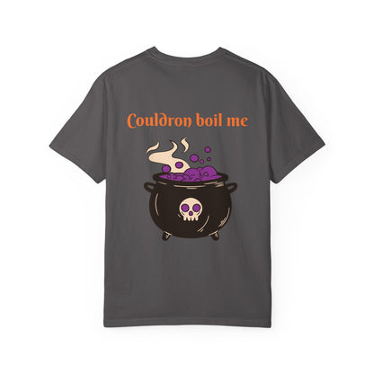 Cauldron Boil Me Halloween Unisex Garment-Dyed T-shirt