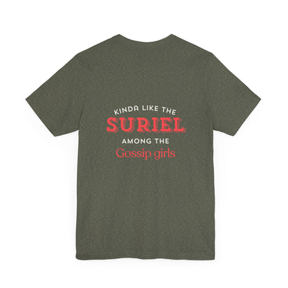 Suriel among gossip Unisex Jersey Short Sleeve Tee