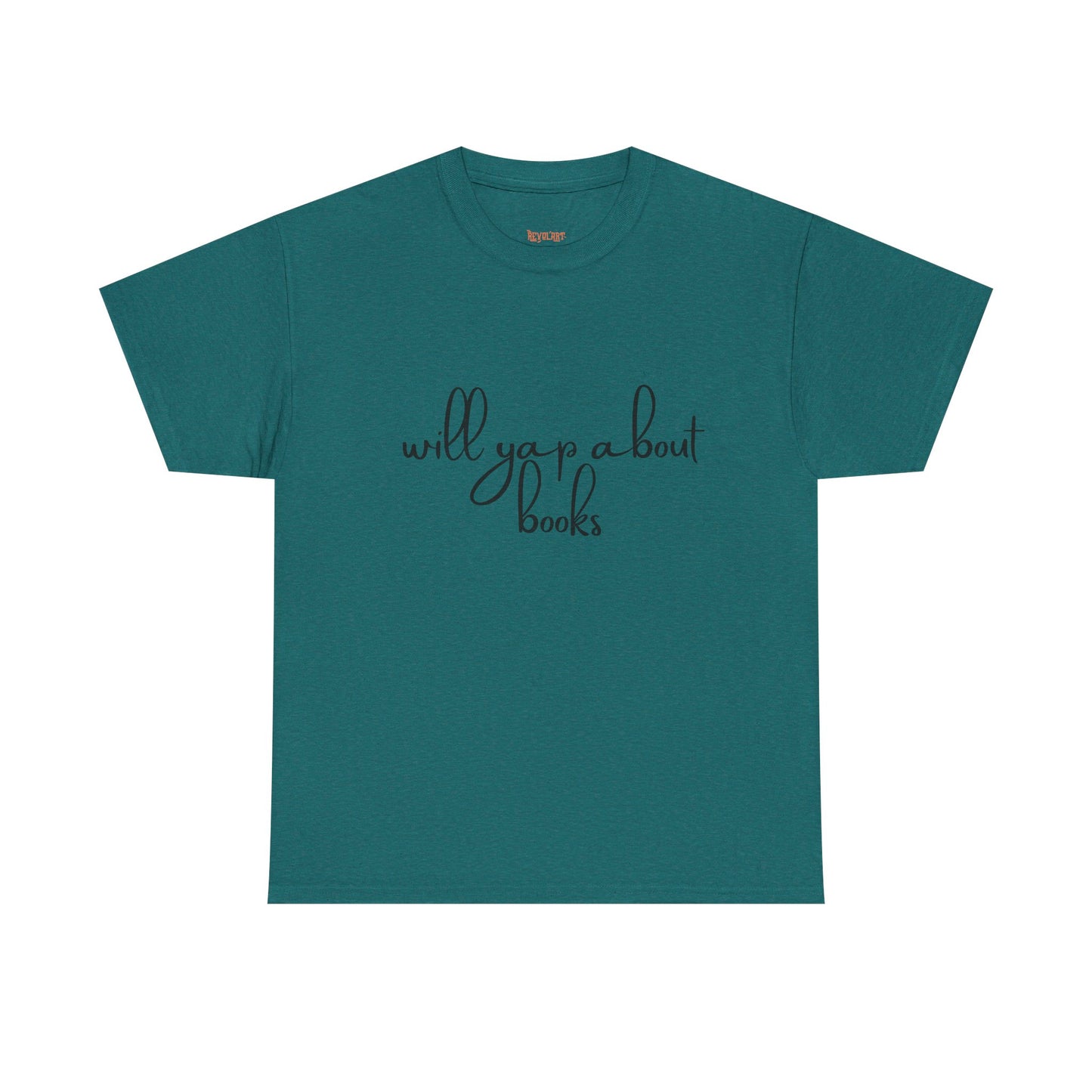 Book Lover Unisex Cotton Tee - 'Will Yap About Books'