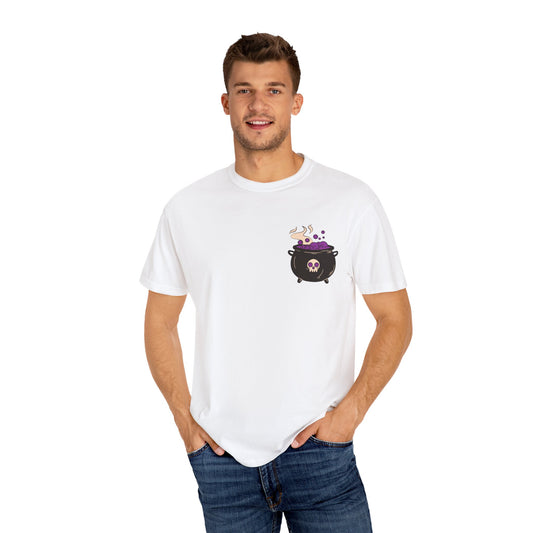 Cauldron Boil Me Halloween Unisex Garment-Dyed T-shirt