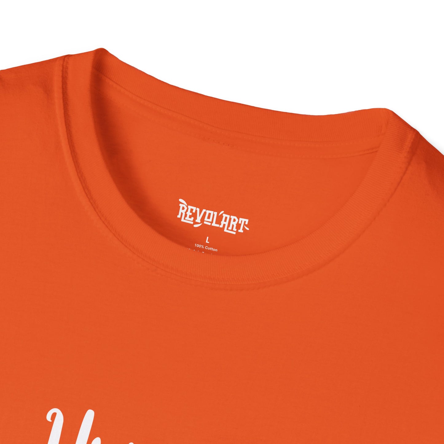 Cute HUGSY Graphic Unisex Softstyle T-Shirt, Holiday Gift, Casual Wear, Cute T-Shirt, Fun Apparel, Christmas Shirt for Friends Lovers
