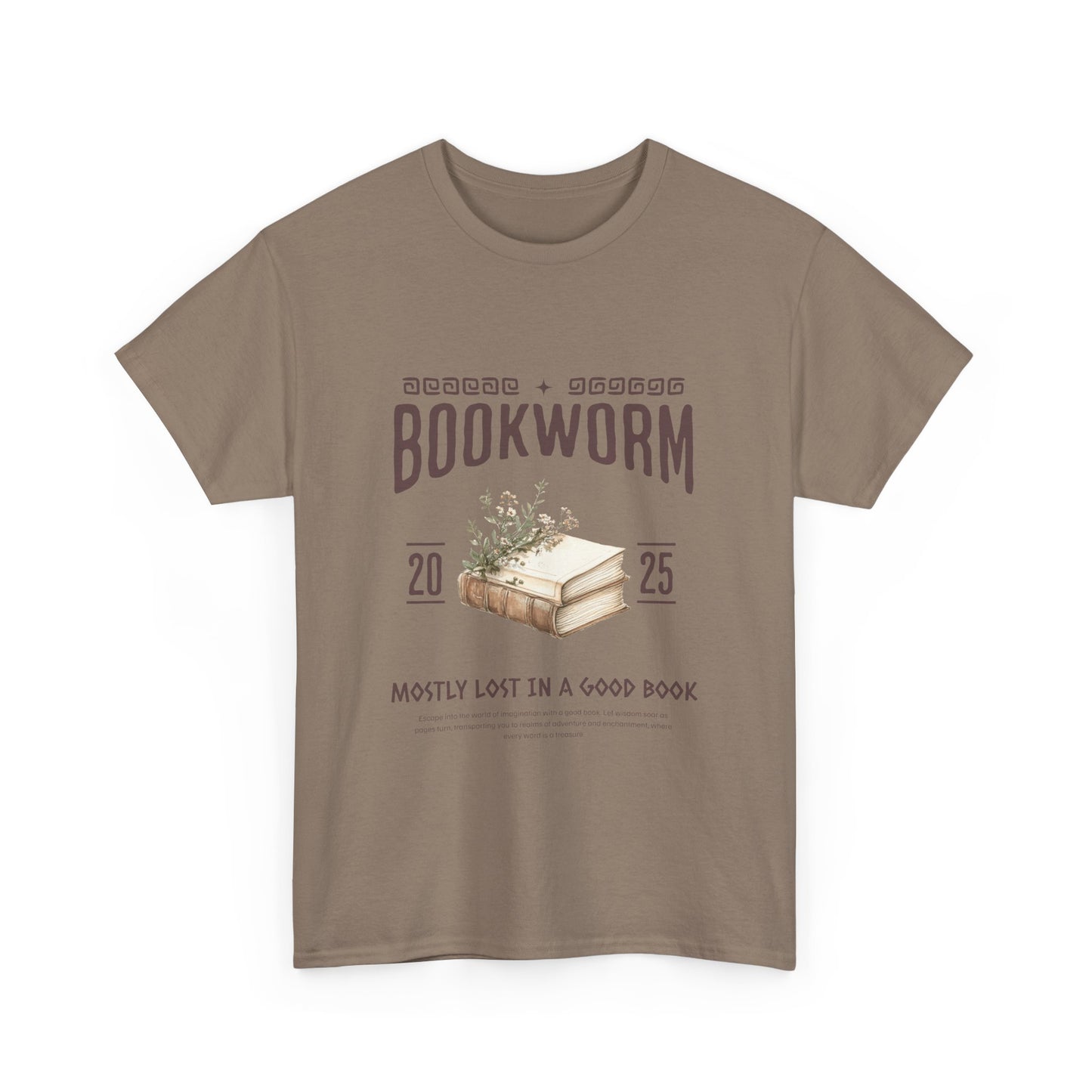 Bookworm Unisex Heavy Cotton Tee – Perfect for Literature Lovers