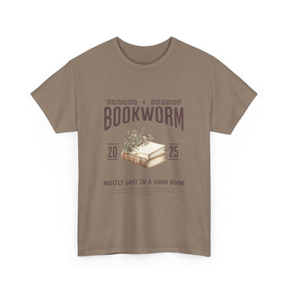 Bookworm Unisex Heavy Cotton Tee – Perfect for Literature Lovers