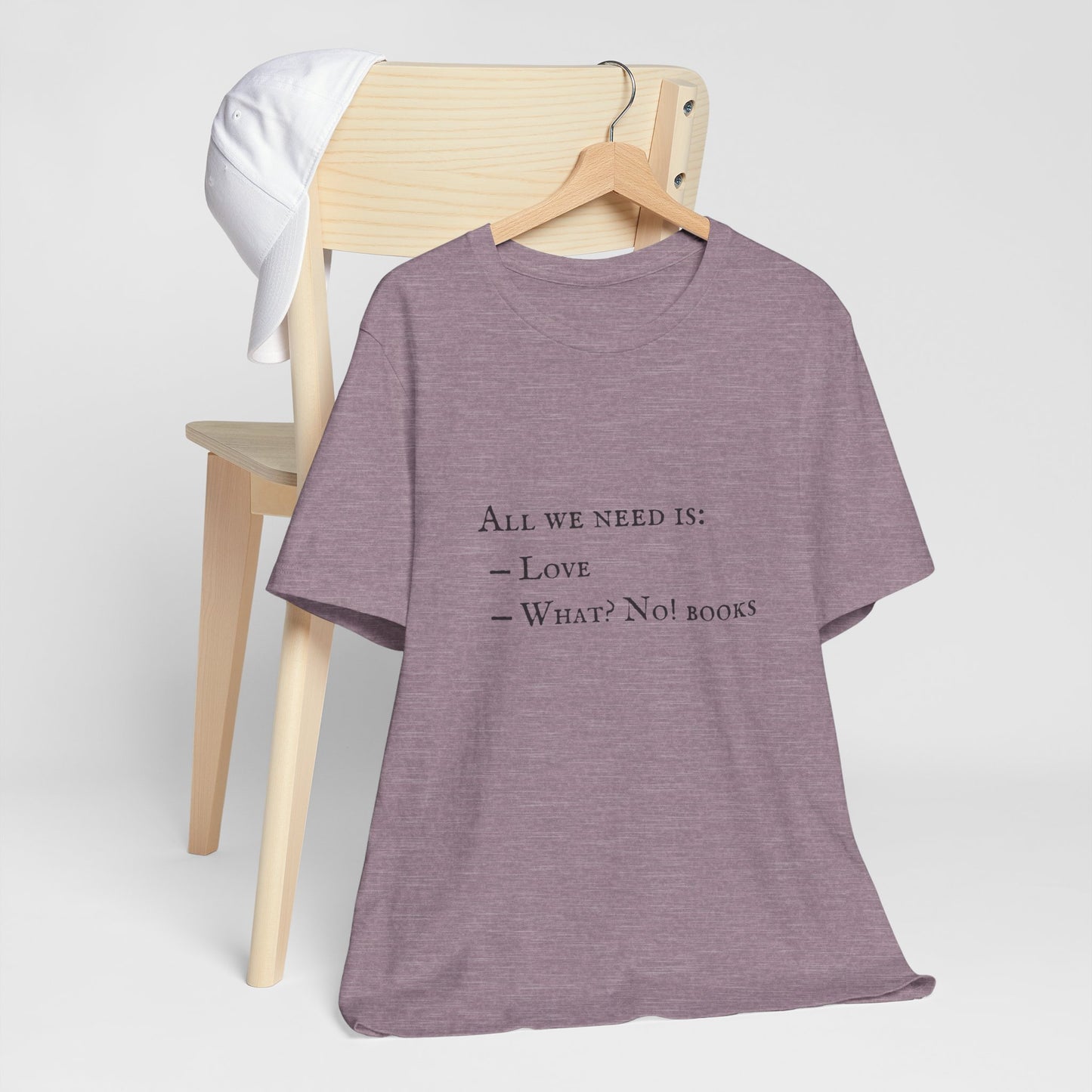 All I Need Is Books Unisex Jersey Short Sleeve Tee