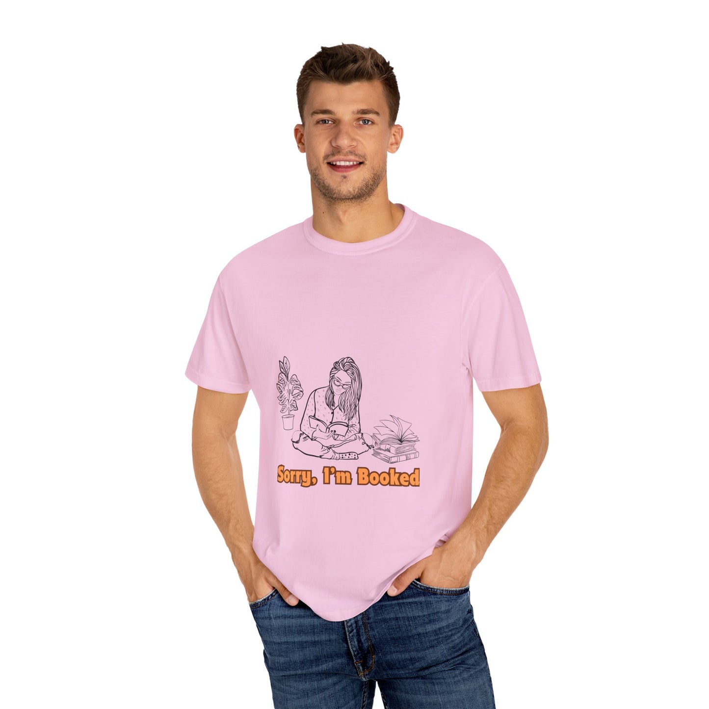 I'm Booked Unisex Garment-Dyed T-shirt