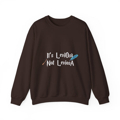 It's LeviOsa Not LeviOsA Crewneck Sweatshirt | Wizard Sweatshirt for Potter Fans
