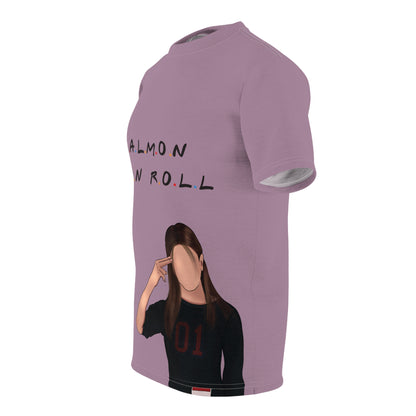 Salmon Skin Roll Unisex Tee - Trendy Graphic T-Shirt for Friends Lovers