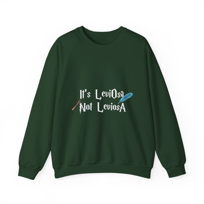 It's LeviOsa Not LeviOsA Crewneck Sweatshirt | Wizard Sweatshirt for Potter Fans