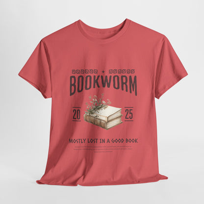 Bookworm Unisex Heavy Cotton Tee – Perfect for Literature Lovers