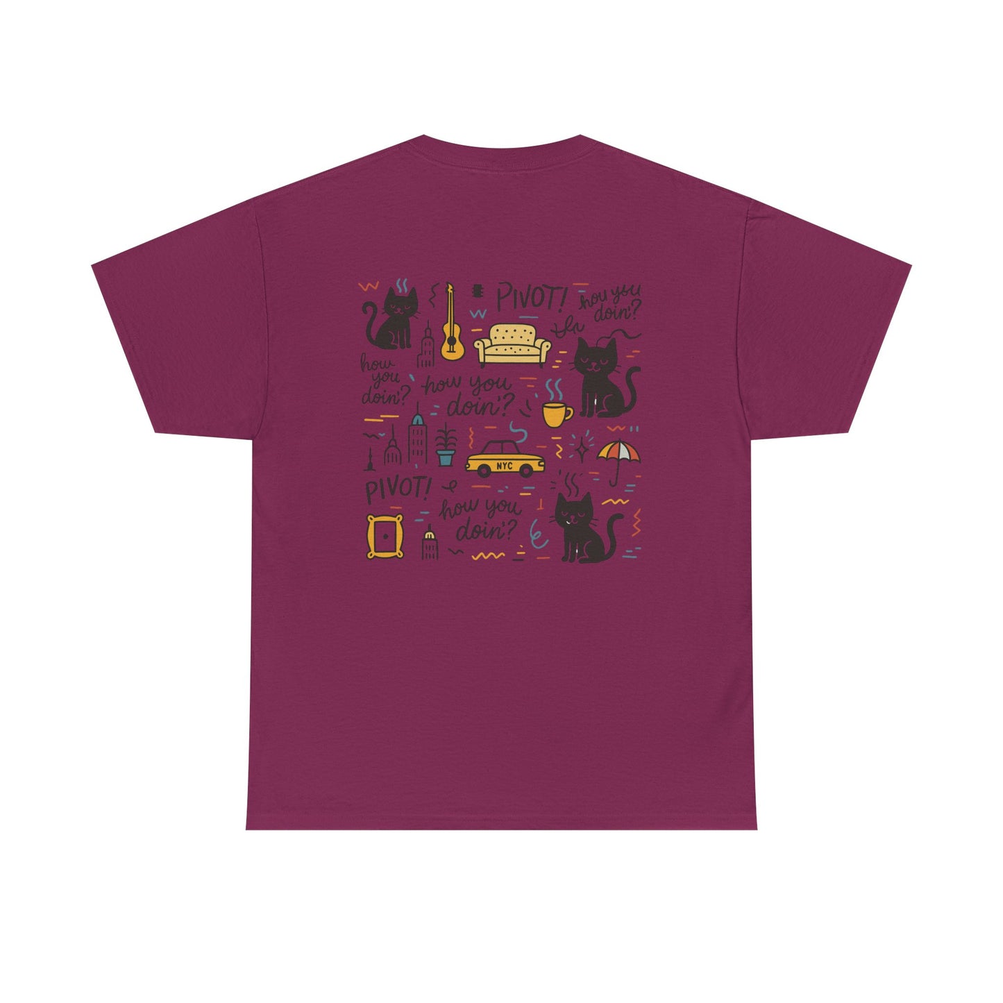 Friends Vibe Unisex Heavy Cotton Tee for Friends Lovers