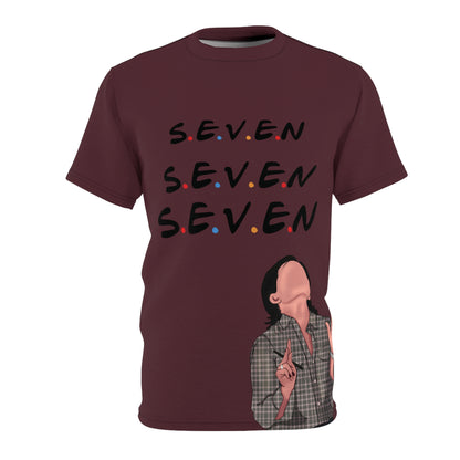 S.E.V.E.N Unisex Cut & Sew Tee - Trendy Graphic Tee for FRIENDS Fans