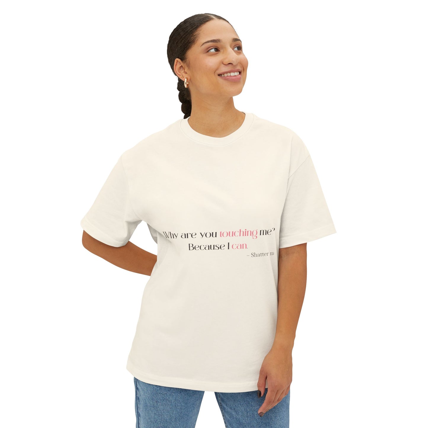 Juliette - Aaron Unisex Oversized Boxy Tee for Shatter Me Fans