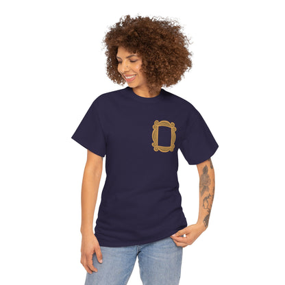 F.R.I.E.N.D.S Peephole Frame Unisex Heavy Cotton Tee