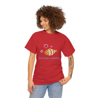 Just Keep Swimming Unisex Cotton Tee – It Ends With Us Inspired Shirt