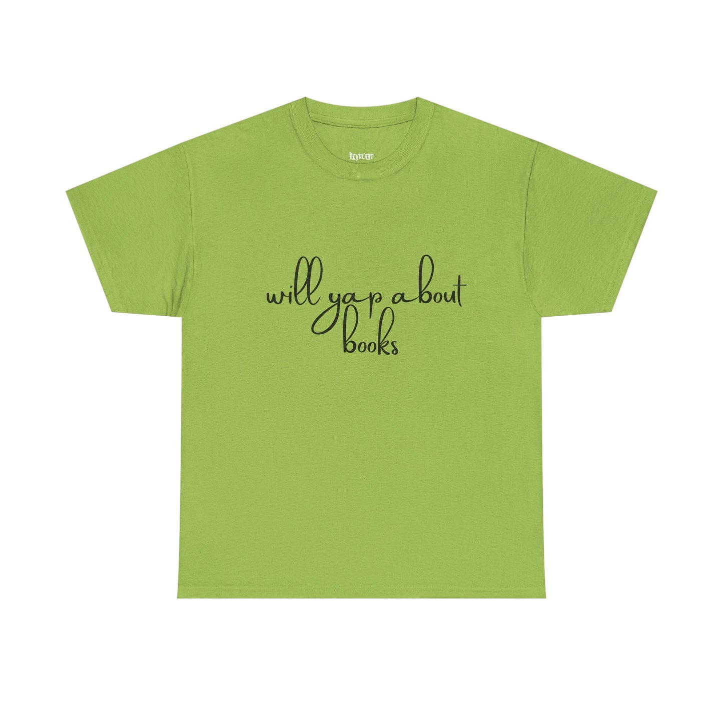 Book Lover Unisex Cotton Tee - 'Will Yap About Books'