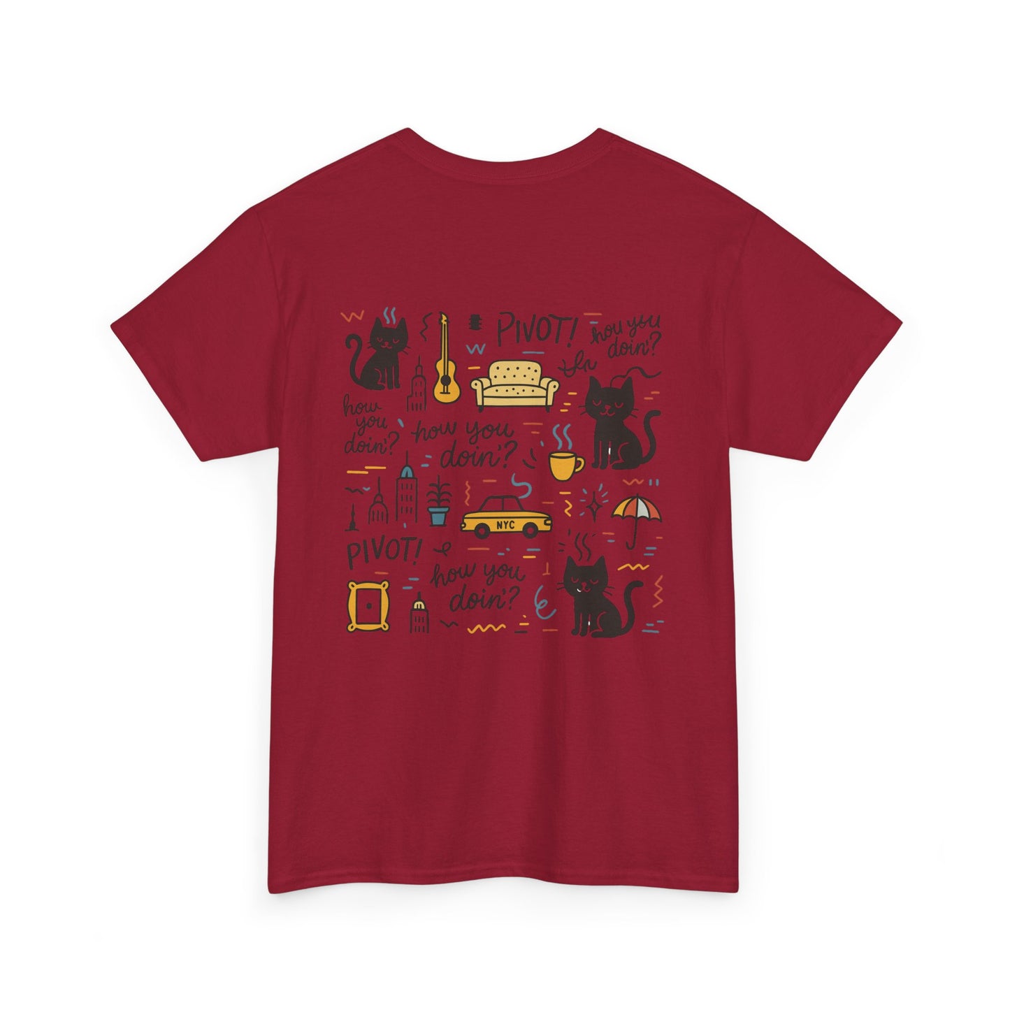 Friends Vibe Unisex Heavy Cotton Tee for Friends Lovers