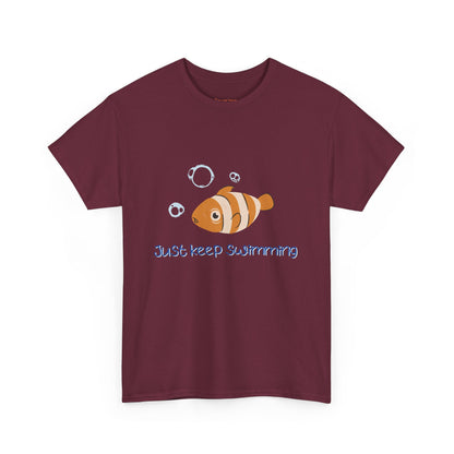 Just Keep Swimming Unisex Cotton Tee – It Ends With Us Inspired Shirt