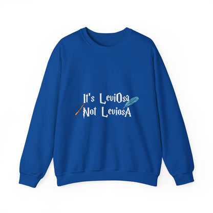 It's LeviOsa Not LeviOsA Crewneck Sweatshirt | Wizard Sweatshirt for Potter Fans