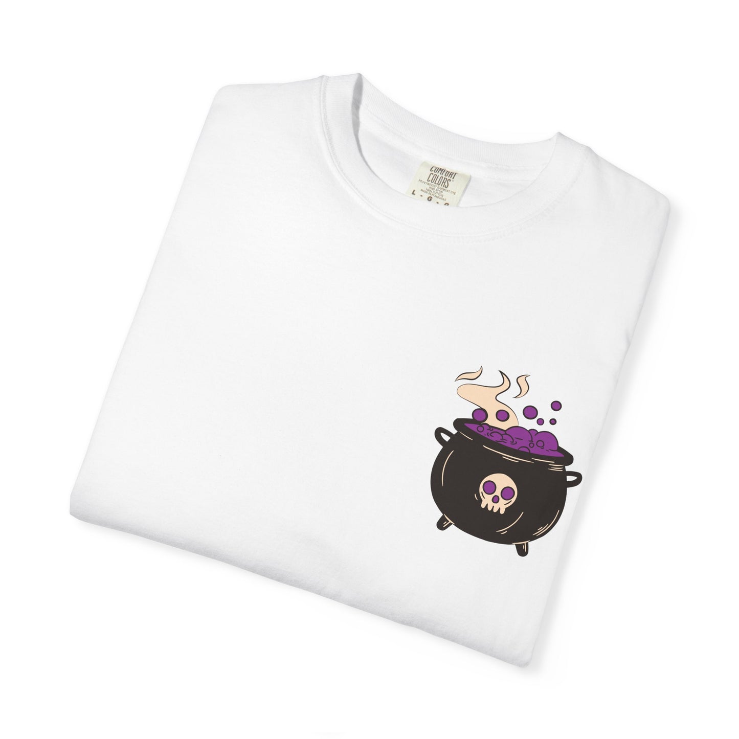 Cauldron Boil Me Halloween Unisex Garment-Dyed T-shirt