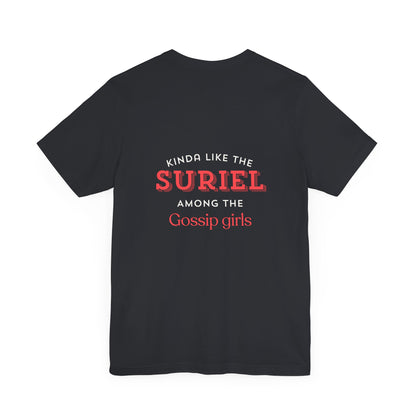 Suriel among gossip Unisex Jersey Short Sleeve Tee