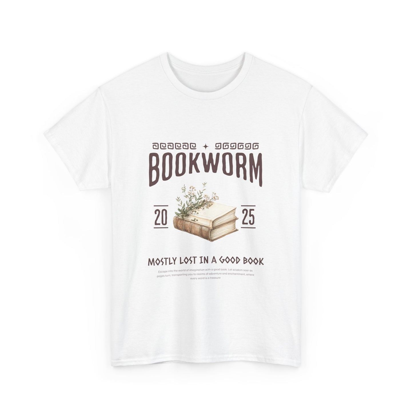 Bookworm Unisex Heavy Cotton Tee – Perfect for Literature Lovers