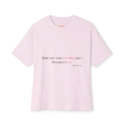 Juliette - Aaron Unisex Oversized Boxy Tee for Shatter Me Fans