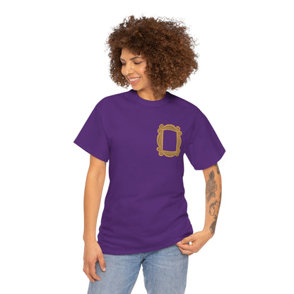 F.R.I.E.N.D.S Peephole Frame Unisex Heavy Cotton Tee