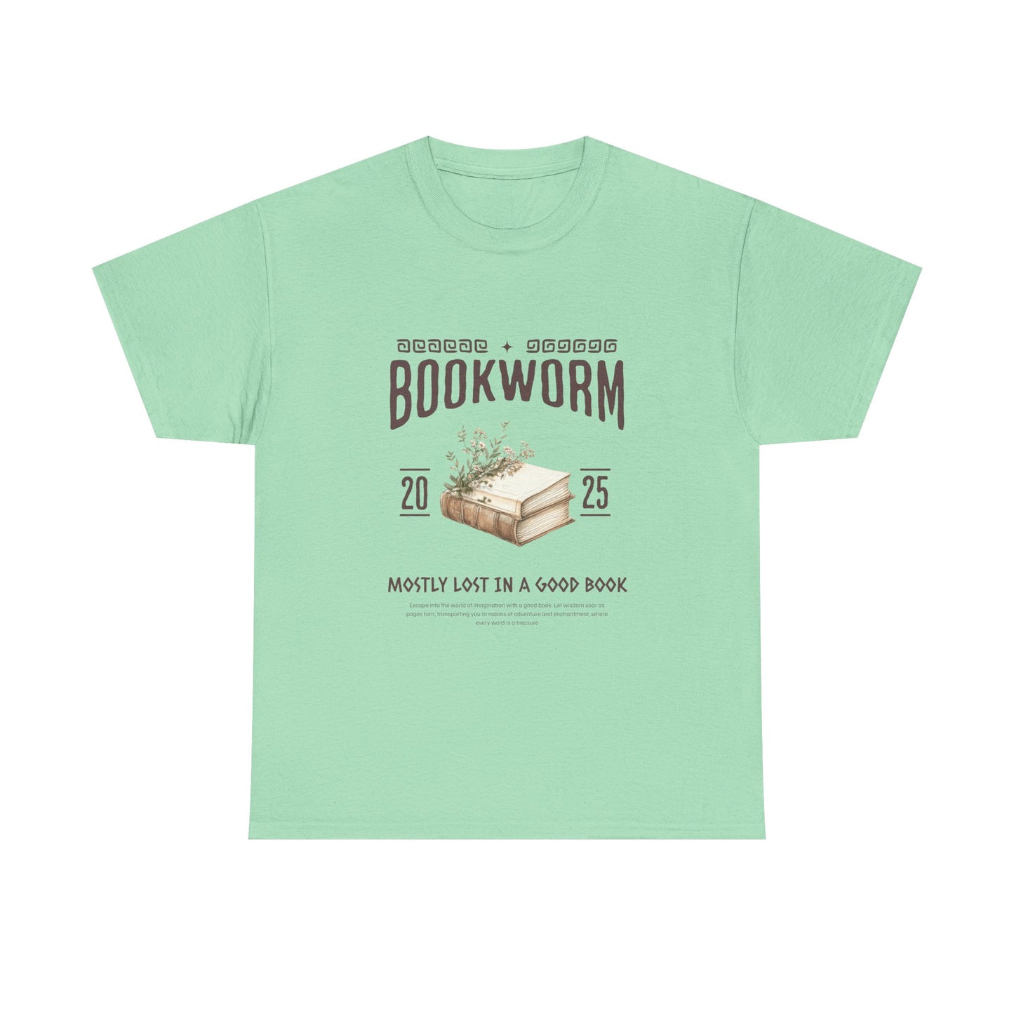 Bookworm Unisex Heavy Cotton Tee – Perfect for Literature Lovers