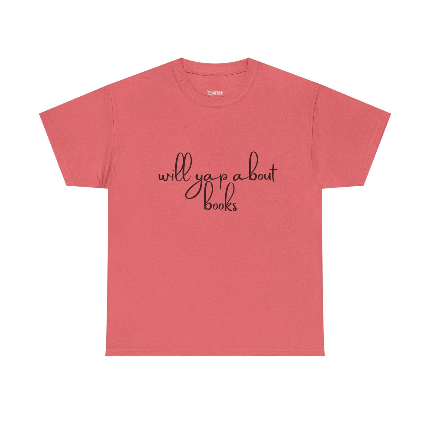 Book Lover Unisex Cotton Tee - 'Will Yap About Books'