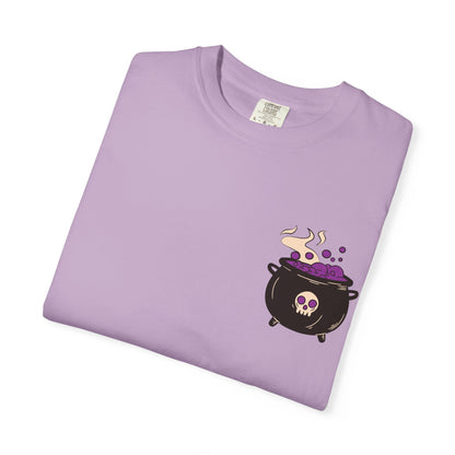 Cauldron Boil Me Halloween Unisex Garment-Dyed T-shirt