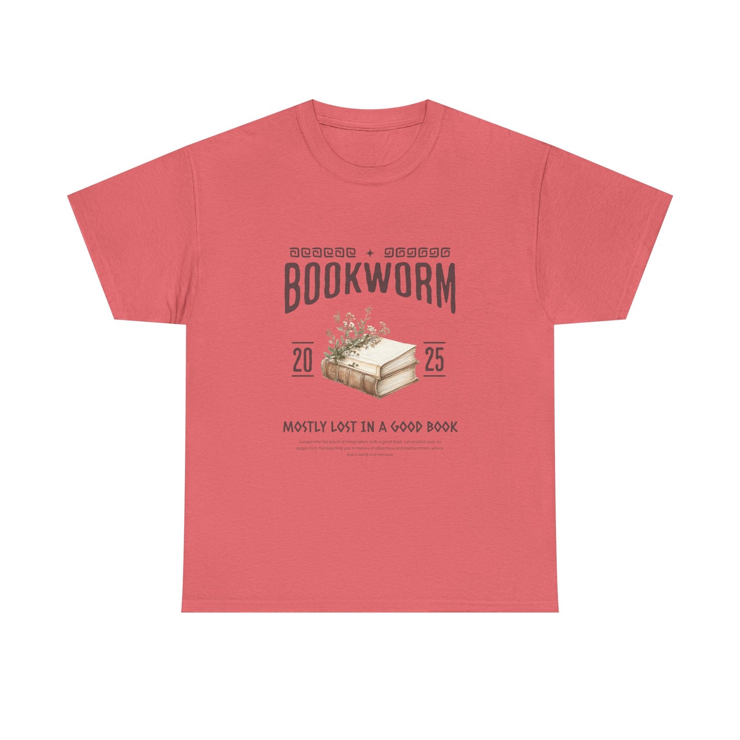 Bookworm Unisex Heavy Cotton Tee – Perfect for Literature Lovers