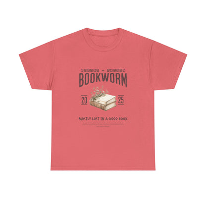 Bookworm Unisex Heavy Cotton Tee – Perfect for Literature Lovers