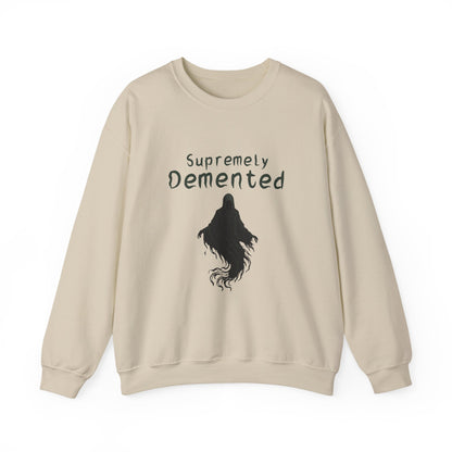 Supremely Demented Sweatshirt, Cozy Unisex Crewneck, Quirky Casual Wear | Harry Potter fans