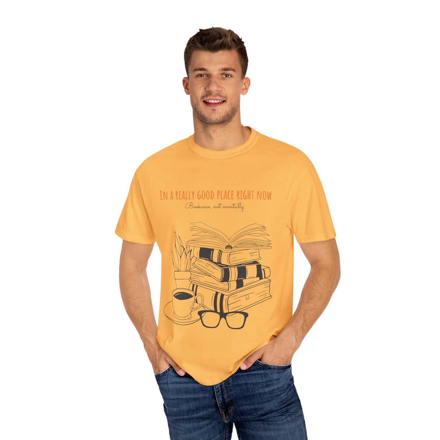 Real Good Place Unisex Garment-Dyed T-shirt