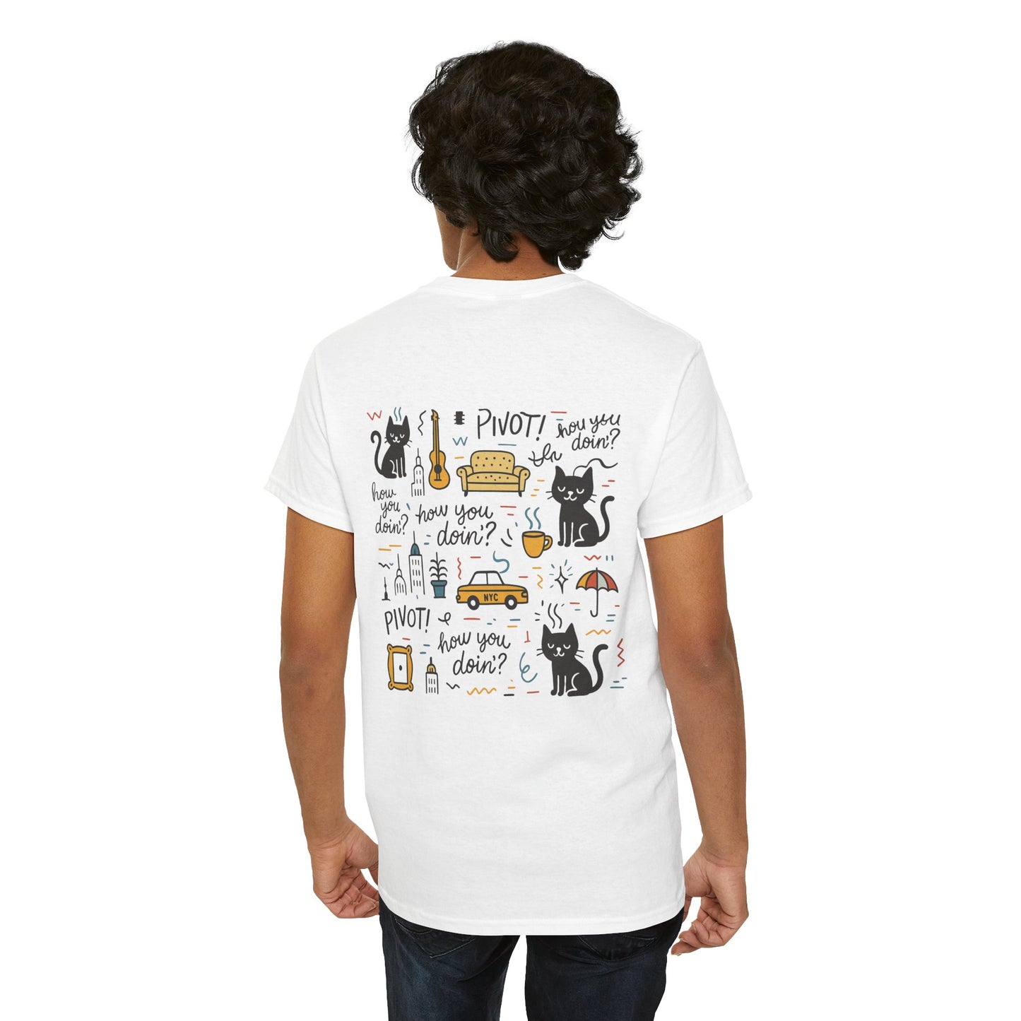 Friends Vibe Unisex Heavy Cotton Tee for Friends Lovers