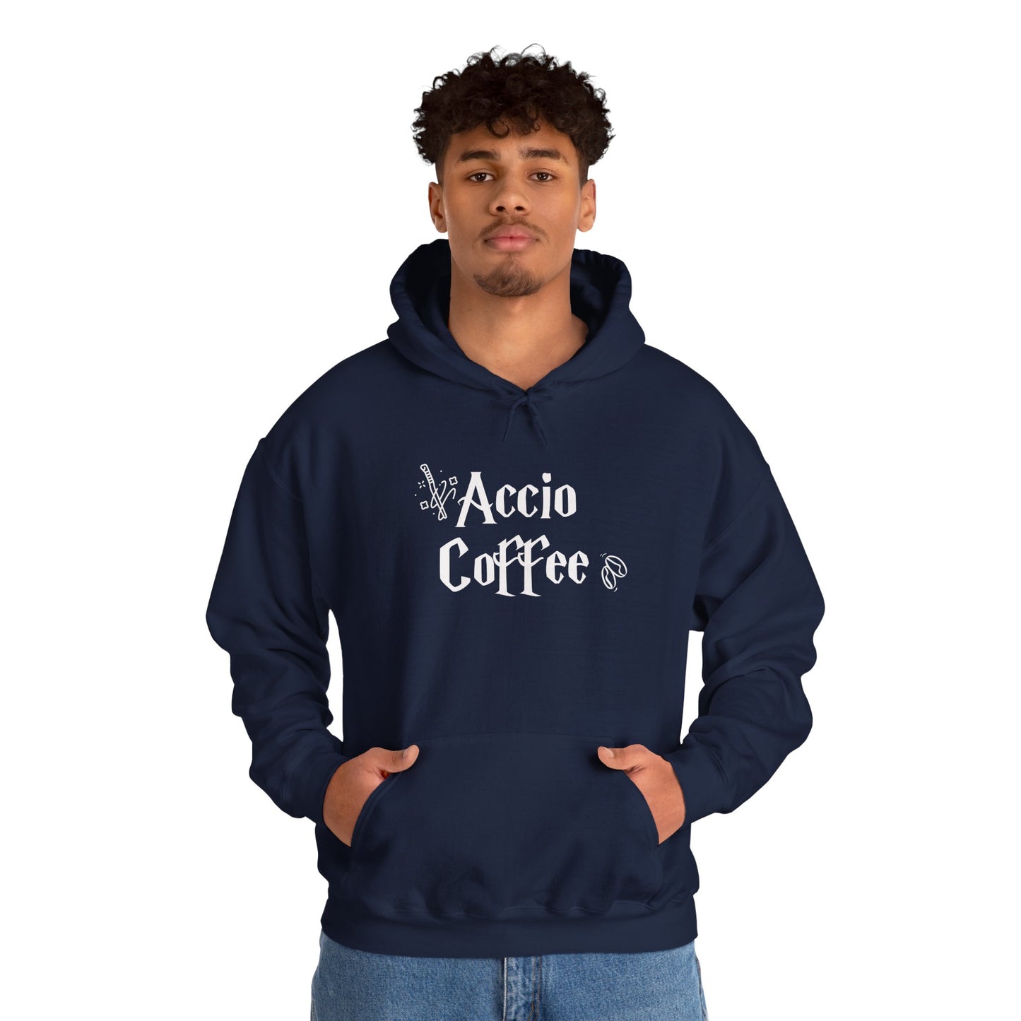Accio Coffee Hoodie - Unisex Heavy Blend™ Sweatshirt for Coffee Lovers